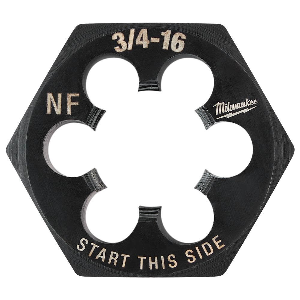 3/4 in -16 NF 1-7/16 in Hex Threading Die 49-57-5378