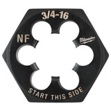 3/4 in -16 NF 1-7/16 in Hex Threading Die 49-57-5378