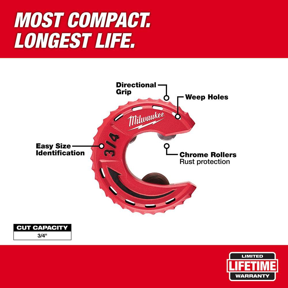 3/4 In. Close Quarters Tubing Cutter 48-22-4261