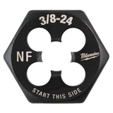 3/8 in -24 NF 1-Inch Hex Threading Die 49-57-5351