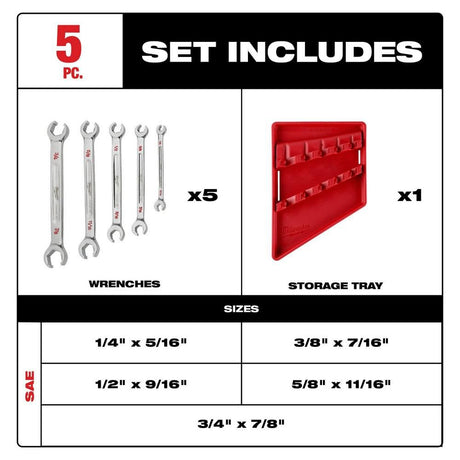 3/8 Inch X 7/16 Inch Double End Flare Nut Wrench 45-96-8301