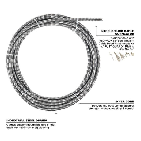 3/8inch x 100' Inner Core Drum Cable 48-53-2777