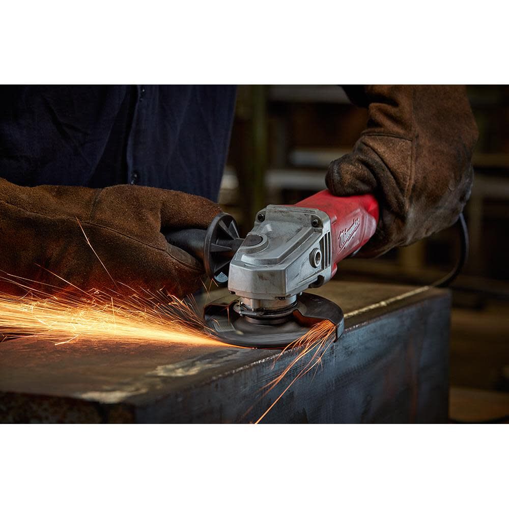 4-1/2 in. Small Angle Grinder with Paddle Lock-On 6142-30