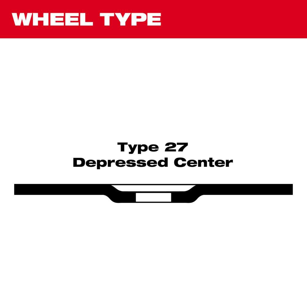 4-1/2 Inch x 1/8 Inch x 5/8 to 11 Inch Grinding Wheel (Type 27) 49-94-4525