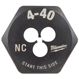 4-40 NC 1-Inch Hex Threading Die 49-57-5308