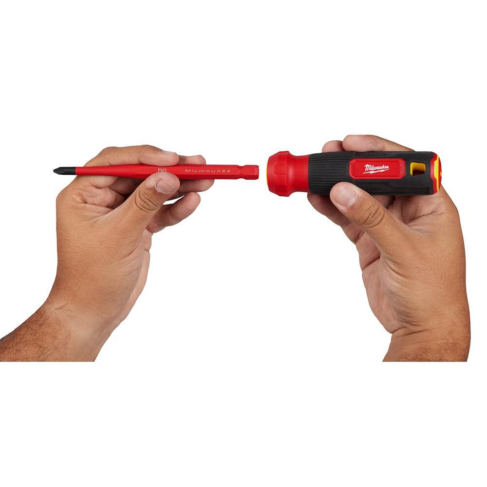 4-in-1 1000V Insulated Slim Tip Multi-Bit Screwdriver 48-22-2216