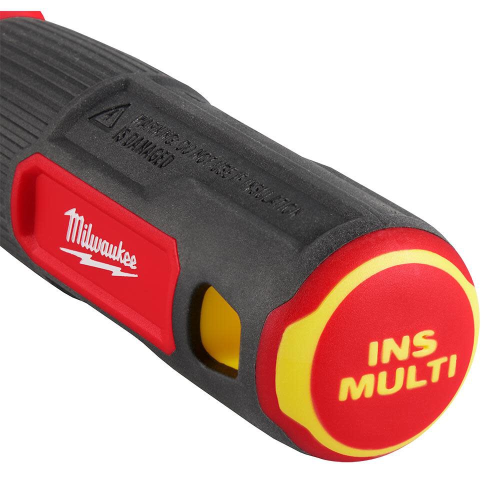 4-in-1 1000V Insulated Slim Tip Multi-Bit Screwdriver 48-22-2216