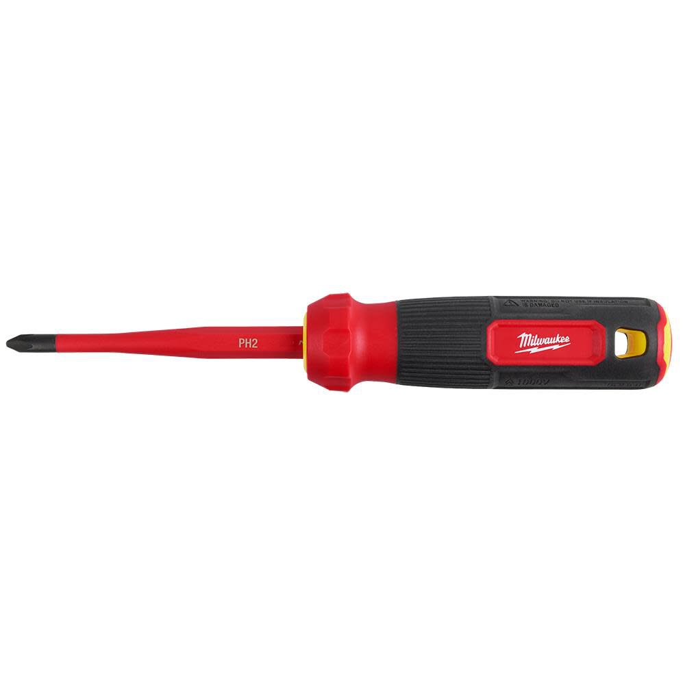 4-in-1 1000V Insulated Slim Tip Multi-Bit Screwdriver 48-22-2216