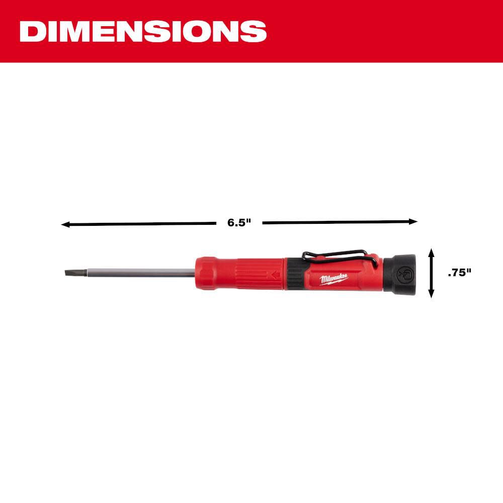 4-in-1 Pocket Precision Multi-Bit Screwdriver 48-22-2932