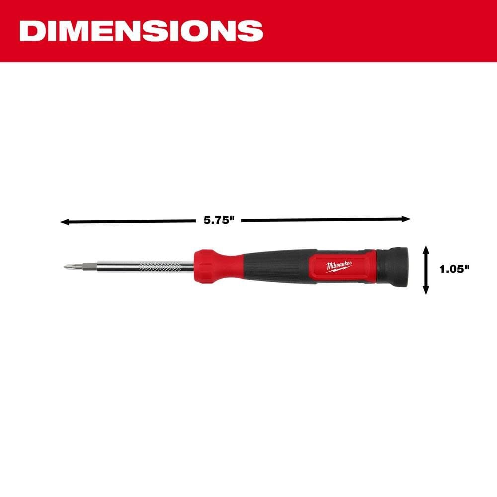 4 in 1 Precision Multi Bit Screwdriver 48-22-2930