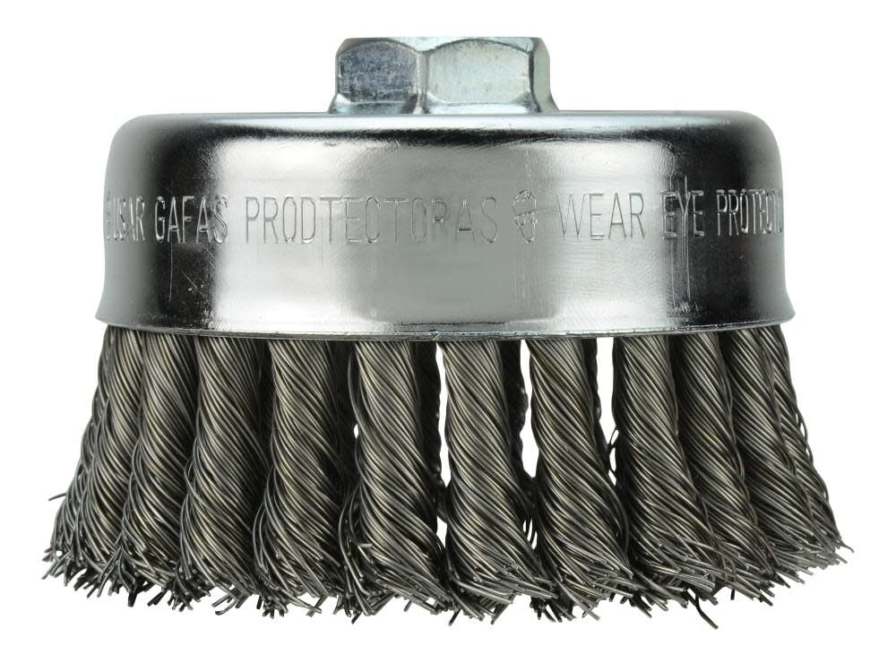 4 in. Carbon Steel Knot Wire Cup Brush 48-52-1350