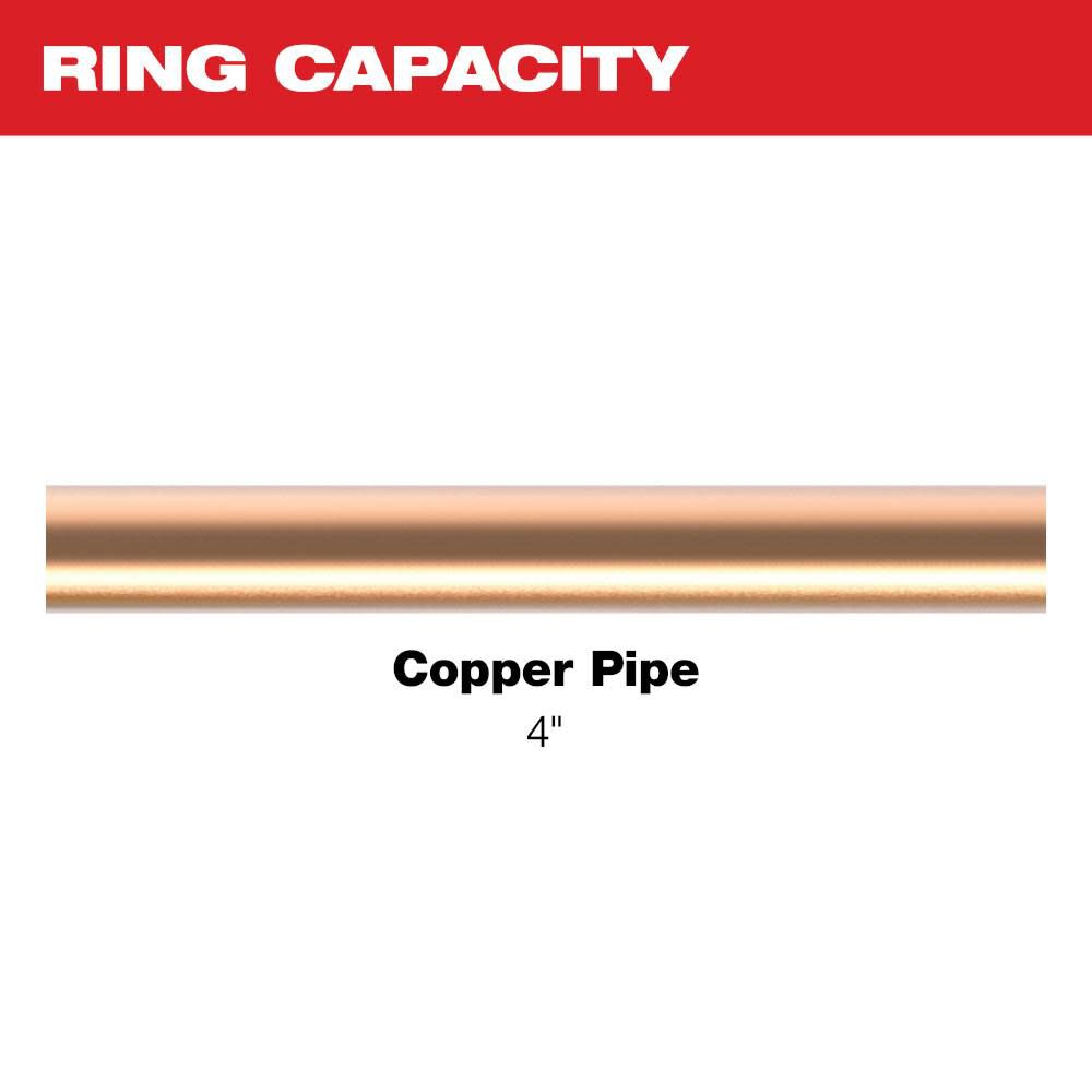 4 Inch NIBCO Press Ring for M18 FORCE LOGIC Long Throw Press Tool 49-16-2658NX