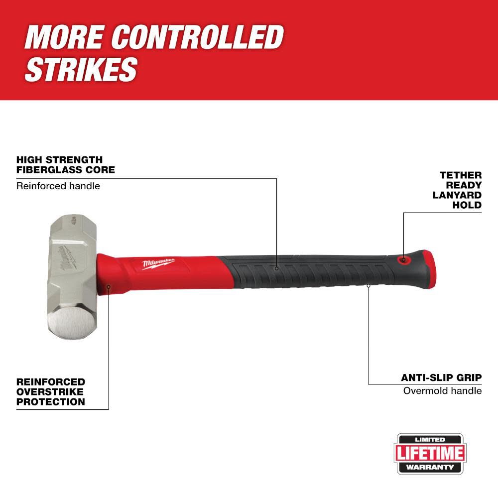 4 lb Fiberglass Engineer Hammer 48-22-9314