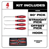 4pc Hook & Pick Set 48-22-9215