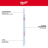 5-1/4 in. 14 TPI Bi-Metal Jig Saw Blade 5PK 48-42-5192
