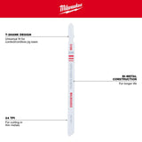 5-1/4 in. 24 TPI Bi-Metal Jig Saw Blade 5PK 48-42-5166