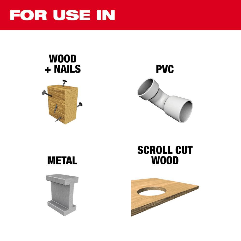 5 Pc. U-Shank Jig Saw Blade Assortment 49-22-1168