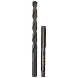 5/16 in -18 NC Straight Flute Plug Tap & F Drill Bit 49-57-5542