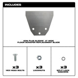 5inch Floor Scraper SDS Plus Replacement Kit 48-62-1915