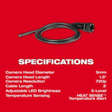 5mm Borescope Camera Cable 48-53-3150