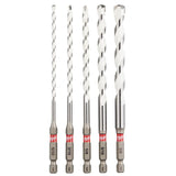 5pc. SHOCKWAVE Carbide Multi-Material Drill Bits 48-20-8898