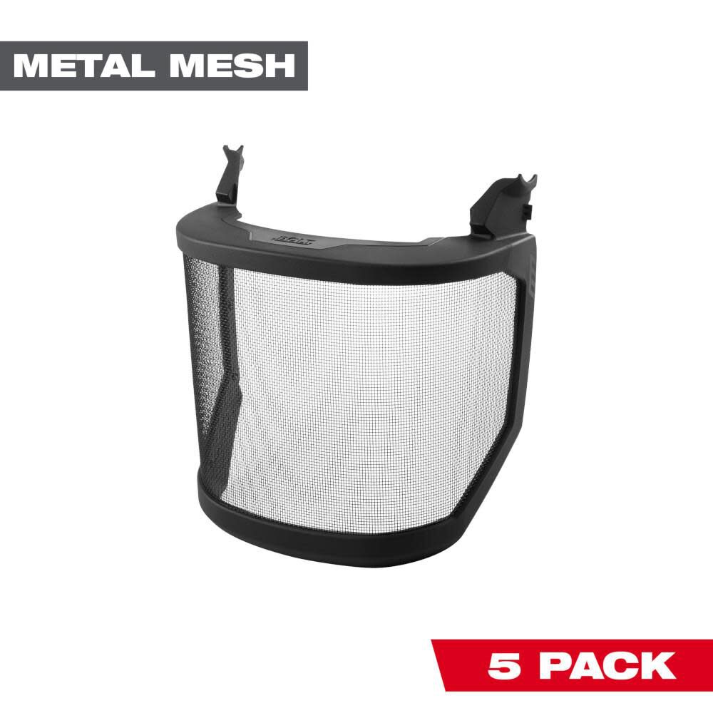 5pk Mesh Shield Replacement No brim Helmet Only Mount 48-73-1434