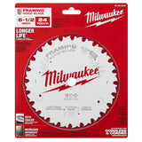 6-1/2 in. 24T Framing Circular Saw Blade 48-40-0620