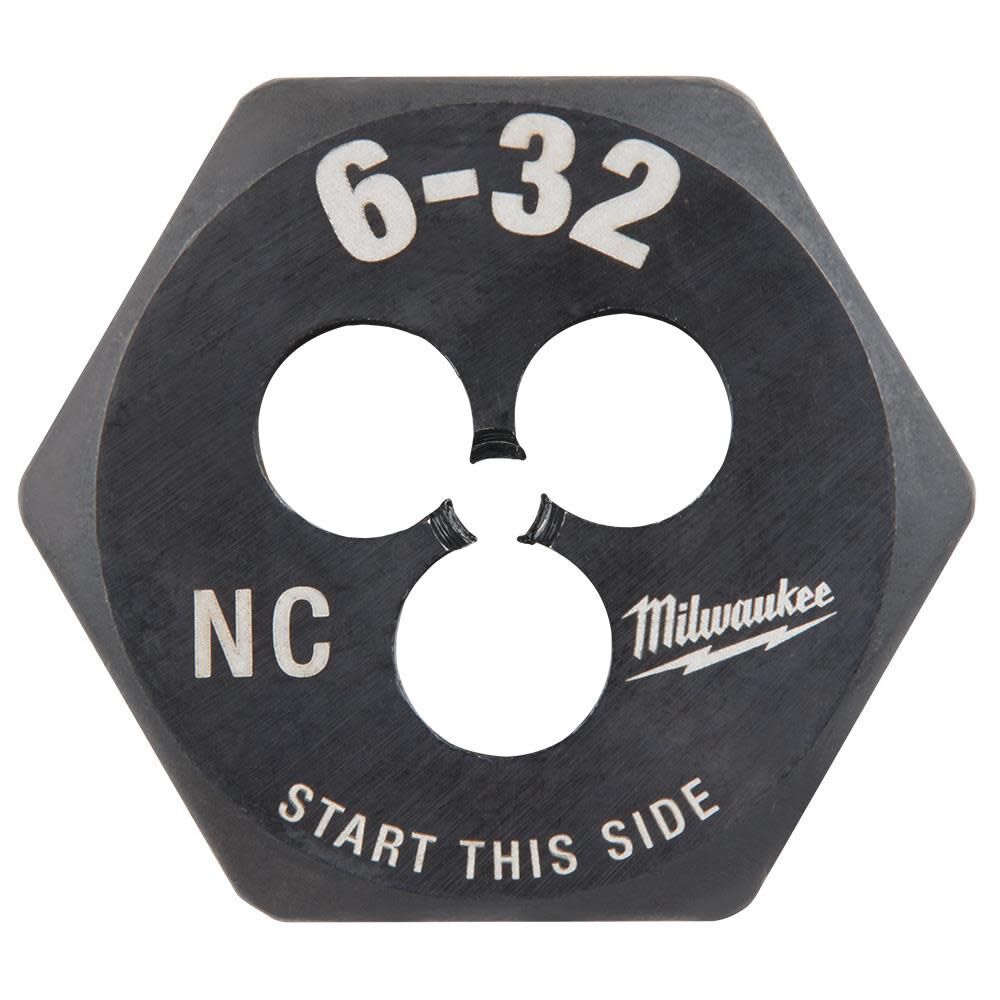 6-32 NC 1-Inch Hex Threading Die 49-57-5315