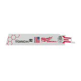 6 in. 10 TPI THE TORCH SAWZALL Blades 5PK 48-00-5712