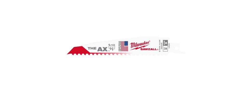 6 in. 5 TPI the Ax SAWZALL Blades 5PK 48-00-5021