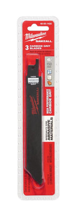 6 in. Carbide Grit SAWZALL Blade 3PK 48-00-1420