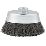 6 in. Carbon Steel Crimped Wire Cup Brush 48-52-1600