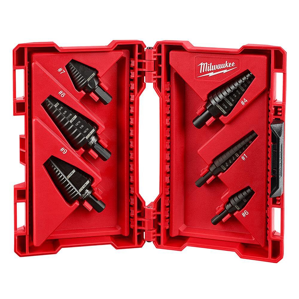 6-Piece Step Drill Bit Set 48-89-9224