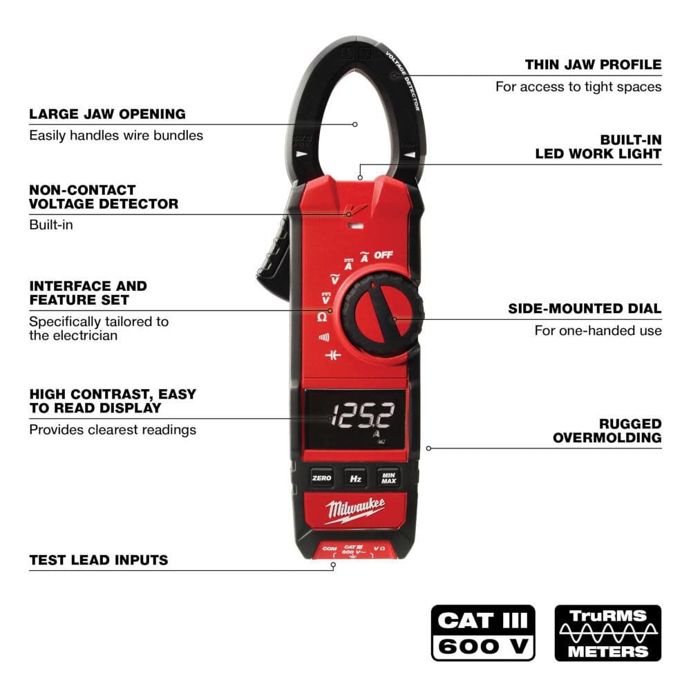 600A AC/DC Clamp Meter 2237-20