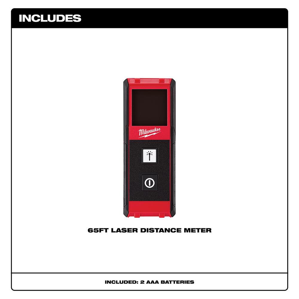 65 Ft. Laser Distance Meter 48-22-9801