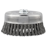 6inch Carbon Steel Knot Wire Cup Brush 48-52-1650