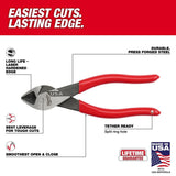 6inch Diagonal Dipped Grip Cutting Pliers (USA) MT506