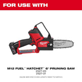 6inch Guide Bar for the M12 FUEL HATCHET 6inch Pruning Saw 49-16-2733