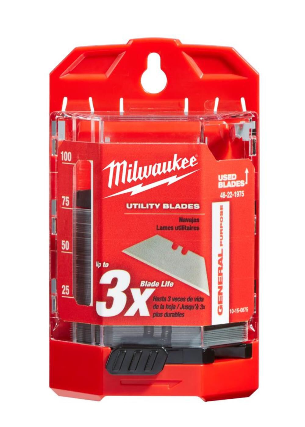 75-Piece General Purpose Utility Blades with Dispenser 48-22-1975