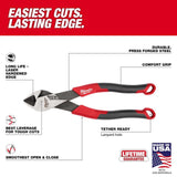 7inch Diagonal Comfort Grip Cutting Pliers (USA) MT557