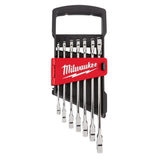 7pc Ratcheting Combination Wrench Set - Metric 48-22-9506