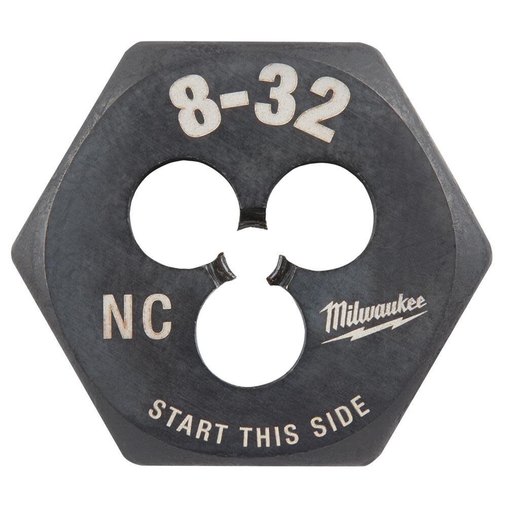 8-32 NC 1-Inch Hex Threading Die 49-57-5321