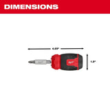 8-in-1 Compact Multi-Bit Screwdriver 48-22-2910