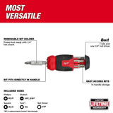 8-in-1 Compact Multi-Bit Screwdriver 48-22-2910