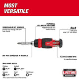 8-in-1 Ratcheting Compact Multi-Bit Screwdriver 48-22-2913