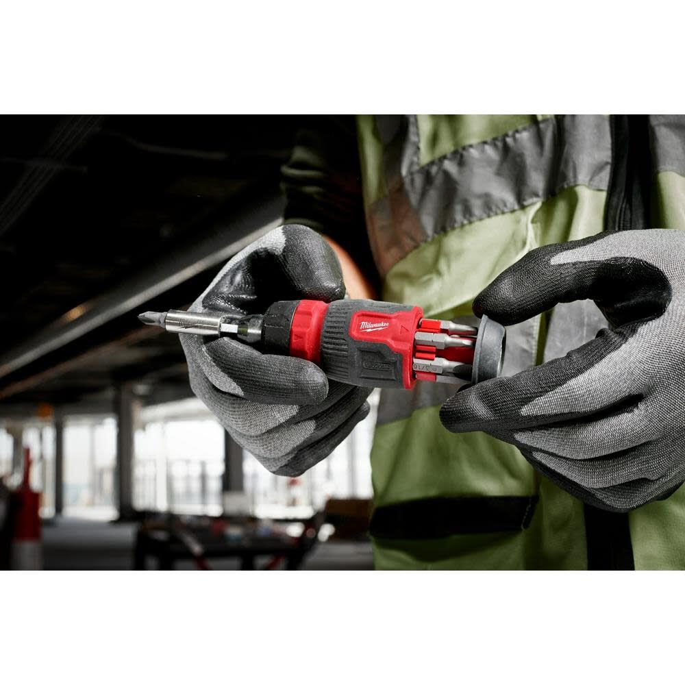 8-in-1 Ratcheting Compact Multi-Bit Screwdriver 48-22-2913