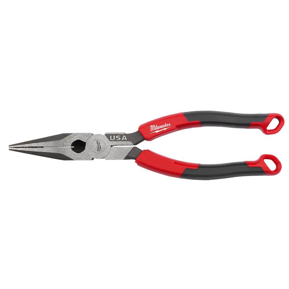 8inch Long Nose Comfort Grip Pliers (USA) MT555