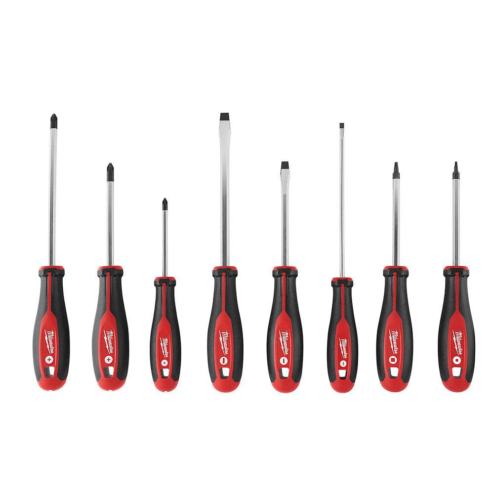 8pc Screwdriver Kit with Square 48-22-2718