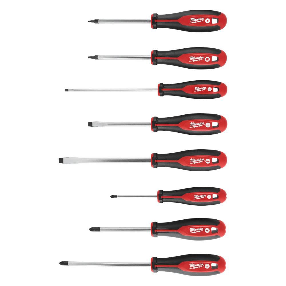 8pc Screwdriver Kit with Square 48-22-2718