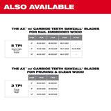 9 in. 5 TPI The Ax Carbide Teeth SAWZALL Blades 3PK 48-00-5326